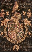 COUSTENS, Pieter Coat-of-Arms of Anthony of Burgundy df oil